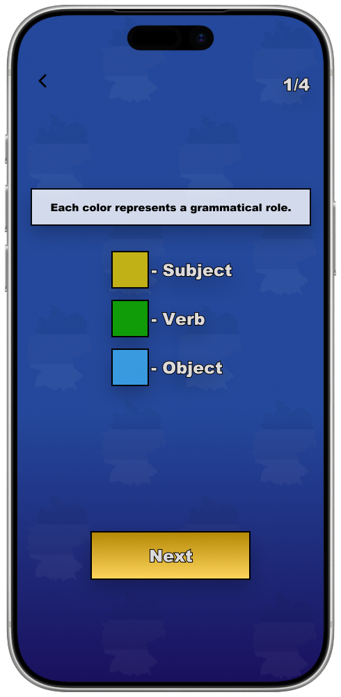 DEtris tutorial screen